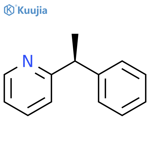 Pyridine, 2-[(1S)-1-phenylethyl]- structure