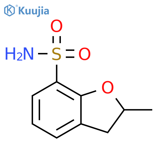 2-methyl-2,3-dihydro-1-benzofuran-7-sulfonamide structure