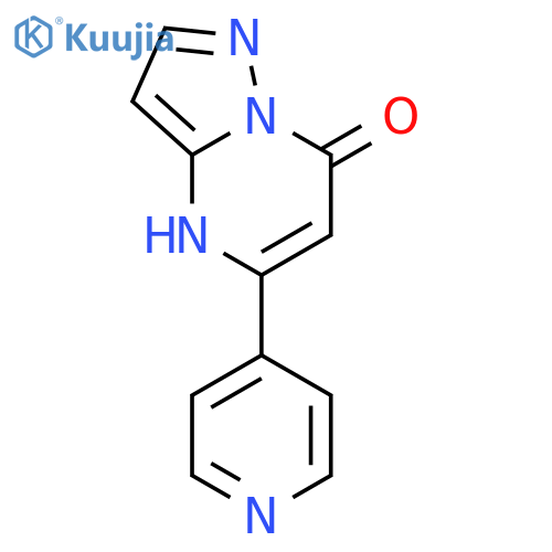 Pyrazolo[1,5-a]pyrimidin-7(4H)-one, 5-(4-pyridinyl)- structure