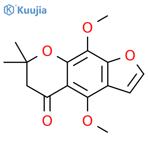 5H-Furo[3,2-g][1]benzopyran-5-one,6,7-dihydro-4,9-dimethoxy-7,7-dimethyl- structure