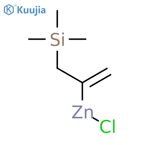 Zinc, chloro[1-[(trimethylsilyl)methyl]ethenyl]- structure