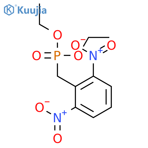 Phosphonic acid, [(2,6-dinitrophenyl)methyl]-, diethyl ester structure