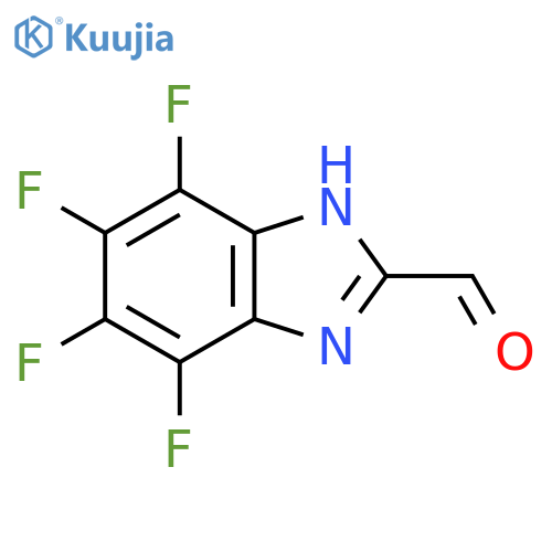 4,5,6,7-Tetrafluoro-1H-benzoimidazole-2-carbaldehyde structure
