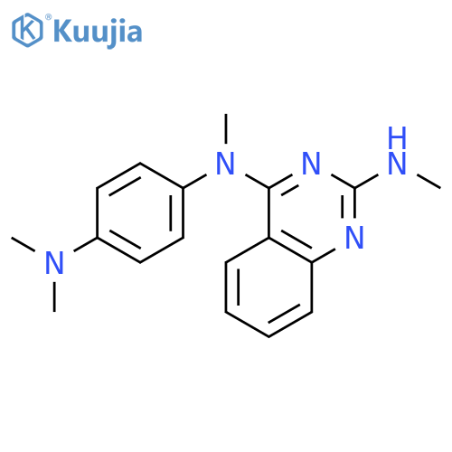 2,4-QUINAZOLINEDIAMINE, N4-[4-(DIMETHYLAMINO)PHENYL]-N2,N4-DIMETHYL- structure