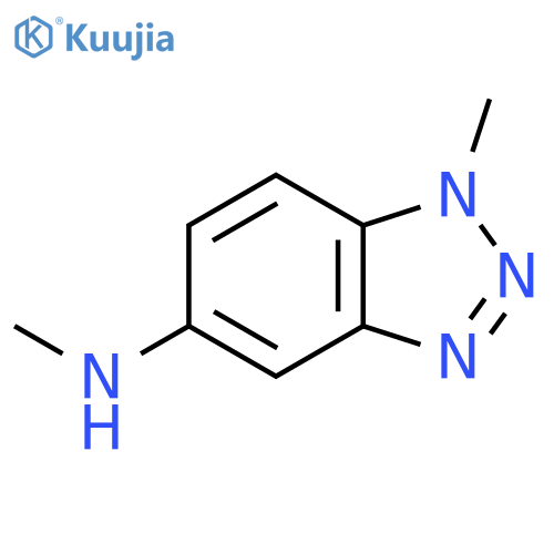 N,1-dimethyl-1H-1,2,3-benzotriazol-5-amine structure