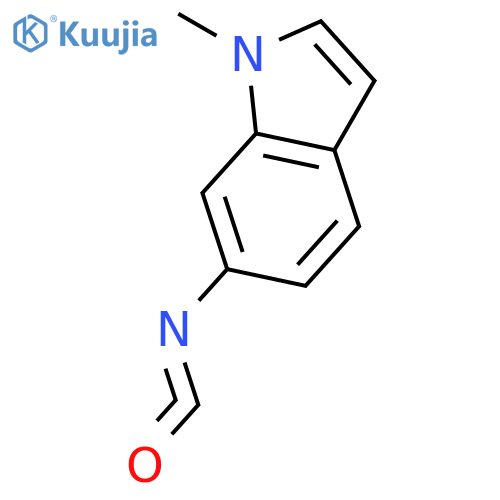 6-isocyanato-1-methyl-1H-indole structure