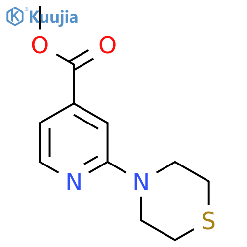 Methyl 2-Thiomorpholin-4-ylisonicotinate structure