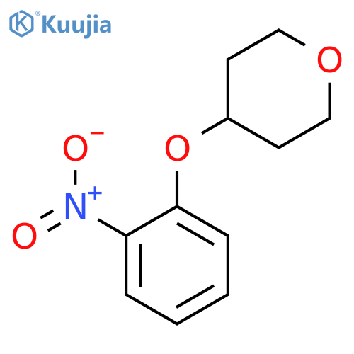 2H-Pyran, tetrahydro-4-(2-nitrophenoxy)- structure
