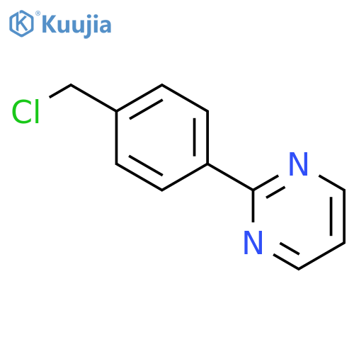 2-4-(chloromethyl)phenylpyrimidine structure