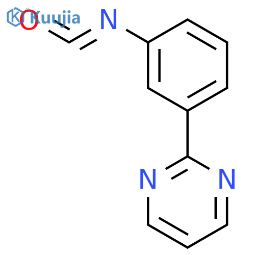 3-Pyrimidin-2-ylphenylisocyanate structure
