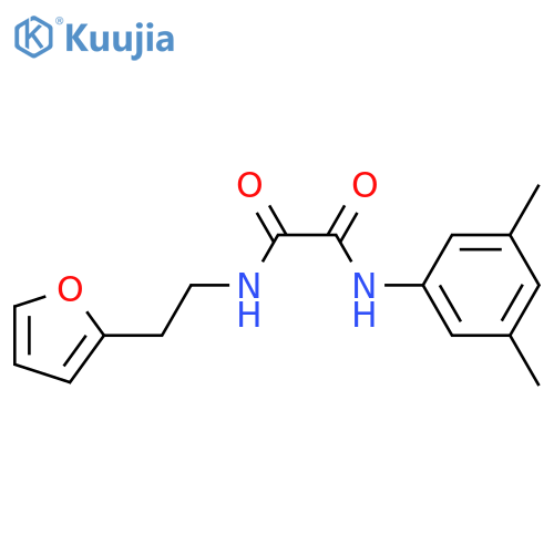 N'-(3,5-dimethylphenyl)-N-2-(furan-2-yl)ethylethanediamide structure