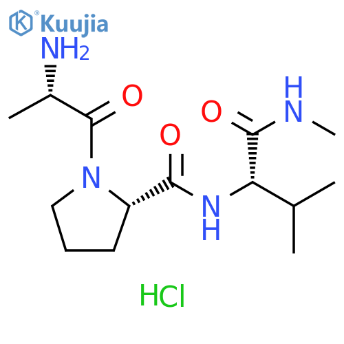 L-Valinamide, L-alanyl-L-prolyl-N-methyl-, monohydrochloride structure