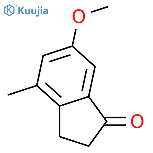1H-INDEN-1-ONE, 2,3-DIHYDRO-6-METHOXY-4-METHYL- structure
