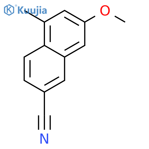 2-Naphthalenecarbonitrile, 7-methoxy-5-methyl- structure