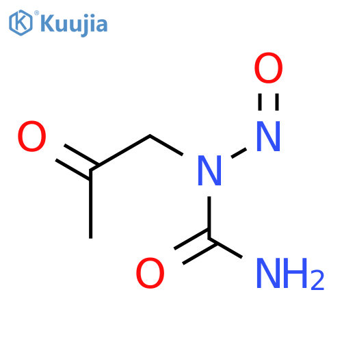 1-nitroso-1-(2-oxopropyl)urea structure