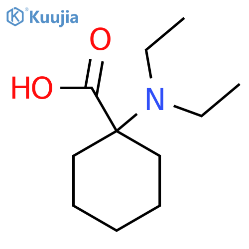 1-(Diethylamino)cyclohexanecarboxylic acid structure
