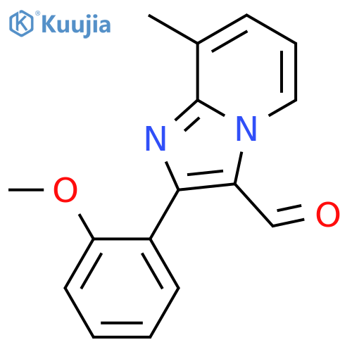 2-(2-Methoxyphenyl)-8-methylimidazo1,2-apyridine-3-carbaldehyde structure