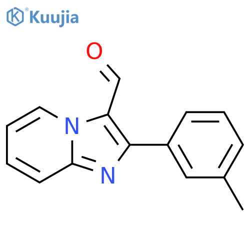 2-(3-Methylphenyl)imidazo[1,2-a]pyridine-3-carbaldehyde structure