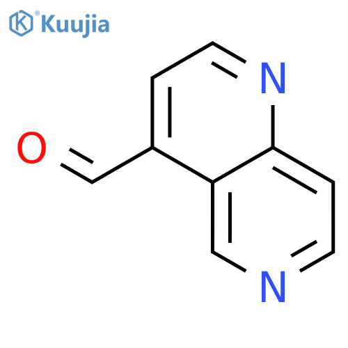1,6-Naphthyridine-4-carboxaldehyde structure