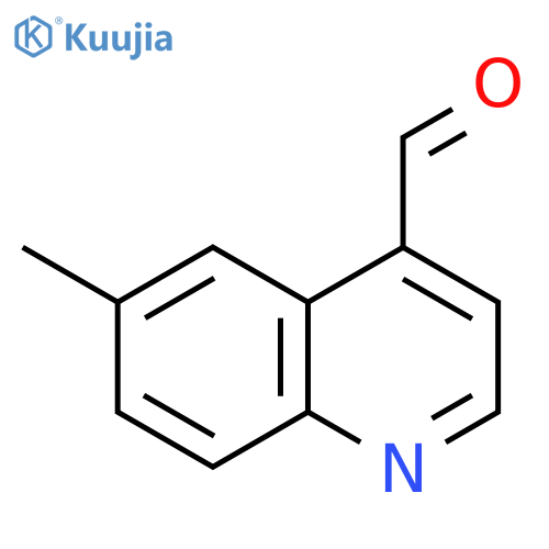 6-methylquinoline-4-carbaldehyde structure