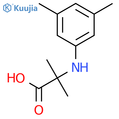 2-(3,5-dimethylanilino)-2-methylpropanoic Acid structure