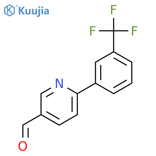 6-(3-Trifluoromethylphenyl)pyridine-3-carboxaldehyde structure