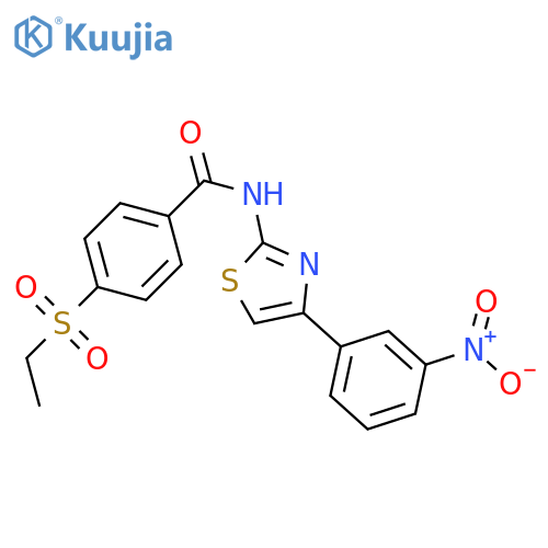 4-(ethanesulfonyl)-N-4-(3-nitrophenyl)-1,3-thiazol-2-ylbenzamide structure