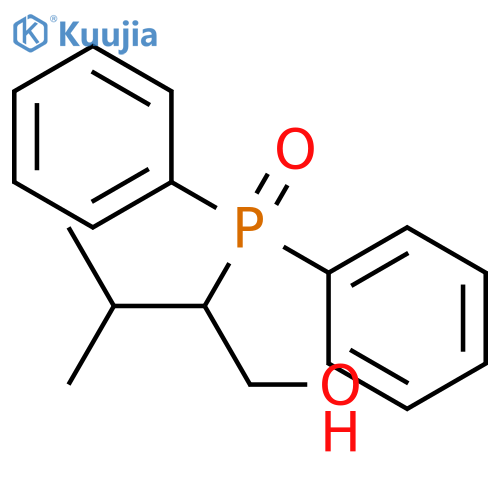 1-Butanol, 2-(diphenylphosphinyl)-3-methyl- structure