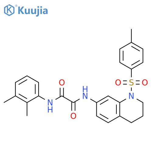 N'-(2,3-dimethylphenyl)-N-1-(4-methylbenzenesulfonyl)-1,2,3,4-tetrahydroquinolin-7-ylethanediamide structure