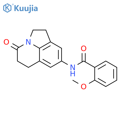2-methoxy-N-{11-oxo-1-azatricyclo6.3.1.0^{4,12}dodeca-4(12),5,7-trien-6-yl}benzamide structure