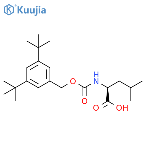 L-Leucine, N-[[[3,5-bis(1,1-dimethylethyl)phenyl]methoxy]carbonyl]- structure
