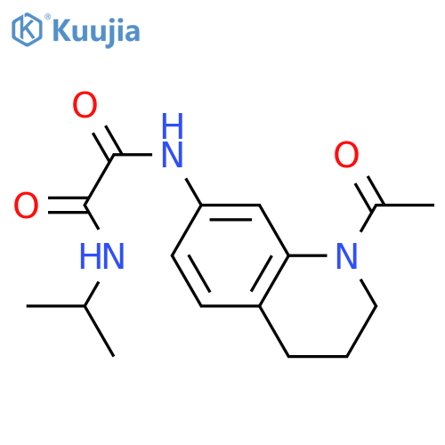 N'-(1-acetyl-1,2,3,4-tetrahydroquinolin-7-yl)-N-(propan-2-yl)ethanediamide structure