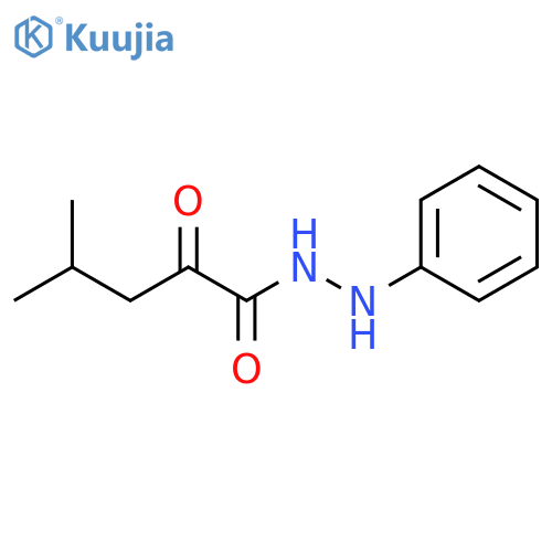 Acetic acid, (2-methylpropyl)oxo-, 2-phenylhydrazide structure