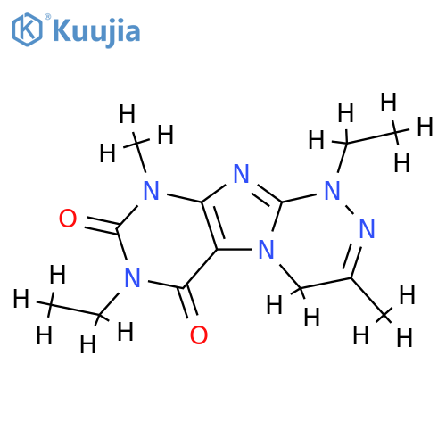 1,7-diethyl-3,9-dimethyl-1H,4H,6H,7H,8H,9H-1,2,4triazino4,3-gpurine-6,8-dione structure