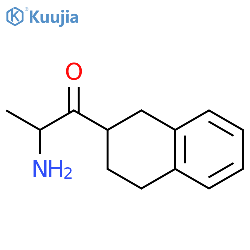 1-Propanone, 2-amino-1-(1,2,3,4-tetrahydro-2-naphthalenyl)- structure