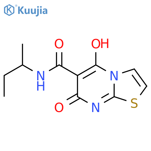 N-(butan-2-yl)-7-hydroxy-5-oxo-5H-1,3thiazolo3,2-apyrimidine-6-carboxamide structure
