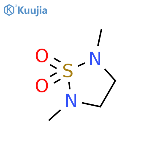 1,2,5-Thiadiazolidine, 2,5-dimethyl-, 1,1-dioxide structure