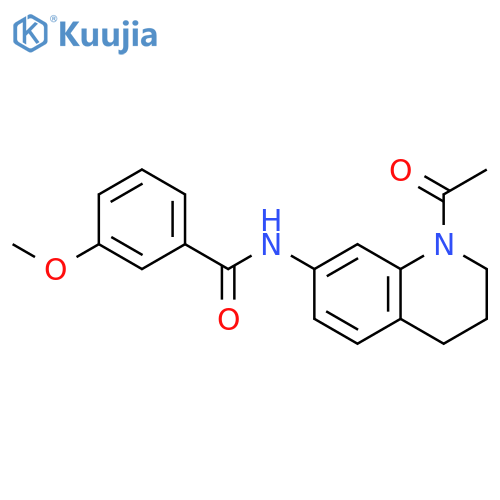 N-(1-acetyl-1,2,3,4-tetrahydroquinolin-7-yl)-3-methoxybenzamide structure