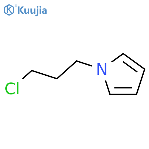 1-(3-chloropropyl)-1H-pyrrole structure