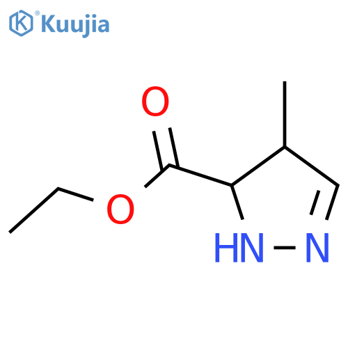 1H-Pyrazole-5-carboxylicacid, 4,5-dihydro-4-methyl-, ethyl ester structure
