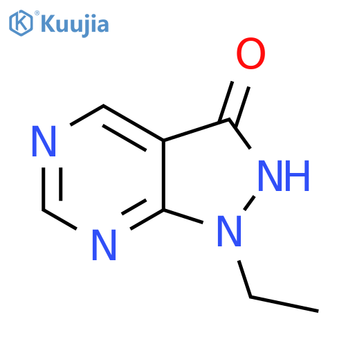 1-ethyl-1H-pyrazolo3,4-dpyrimidin-3-ol structure