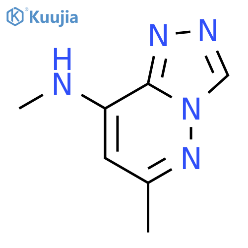 1,2,4-Triazolo[4,3-b]pyridazin-8-amine,N,6-dimethyl- structure