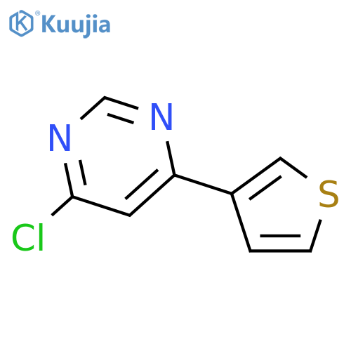 4-chloro-6-(thiophen-3-yl)pyrimidine structure