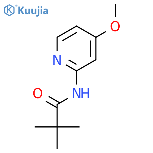 N-(4-Methoxy-pyridin-2-yl)-2,2-dimethyl-propionamide structure