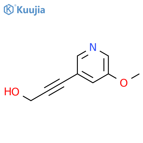 3-(5-Methoxy-pyridin-3-yl)-prop-2-yn-1-ol structure