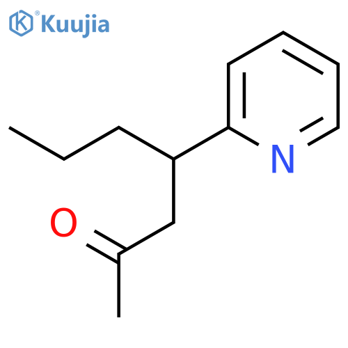 2-Heptanone, 4-(2-pyridinyl)- structure