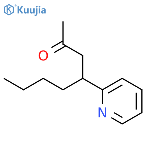 2-Octanone, 4-(2-pyridinyl)- structure