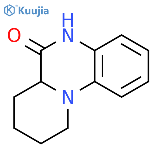 7,8,9,10-tetrahydro-5H-pyrido1,2-aquinoxalin-6(6aH)-one structure