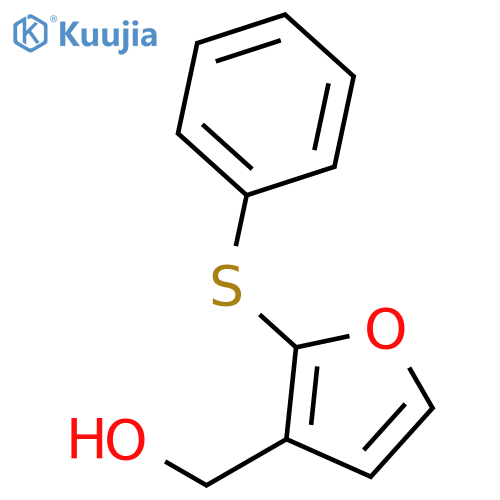 3-Furanmethanol, 2-(phenylthio)- structure
