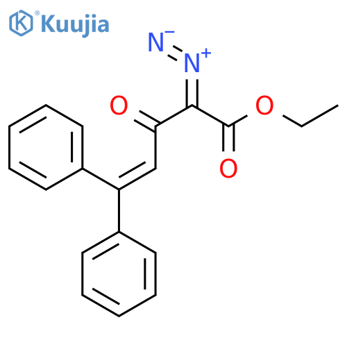 4-Pentenoic acid, 2-diazo-3-oxo-5,5-diphenyl-, ethyl ester structure